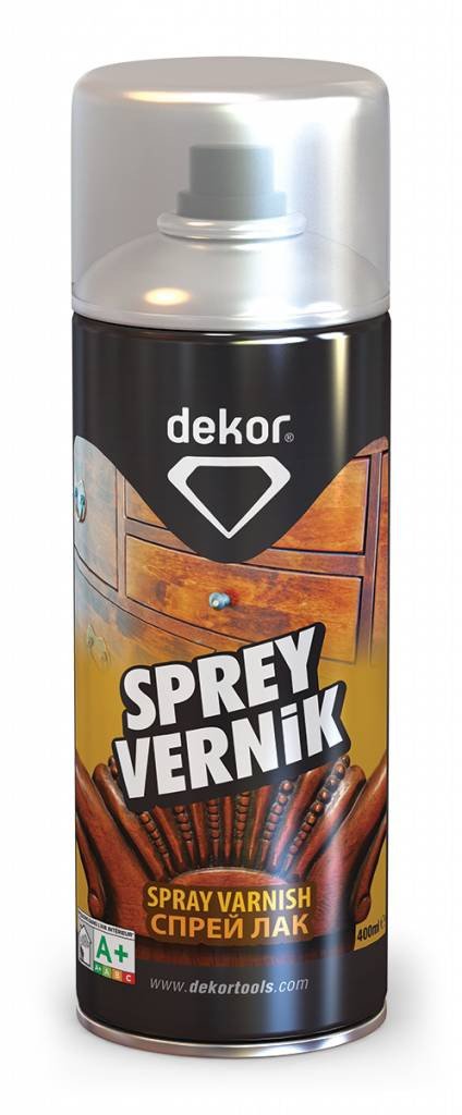 DEKOR Spray paint glans vernis (400ml)