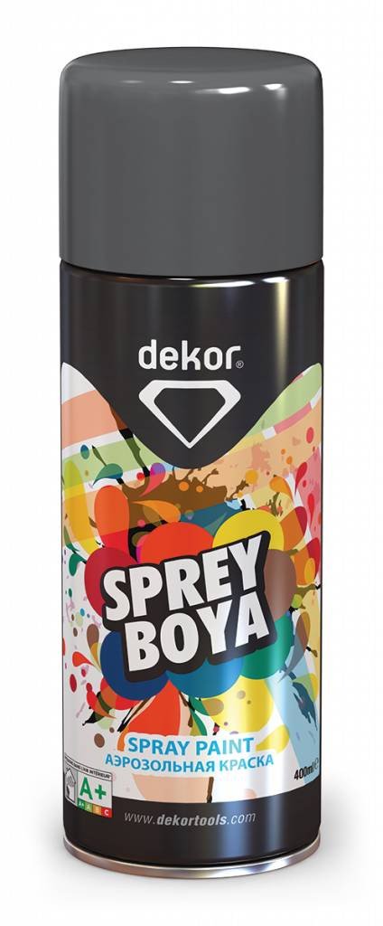 DEKOR Spray paint Leigrijs/Nardo (400ml)