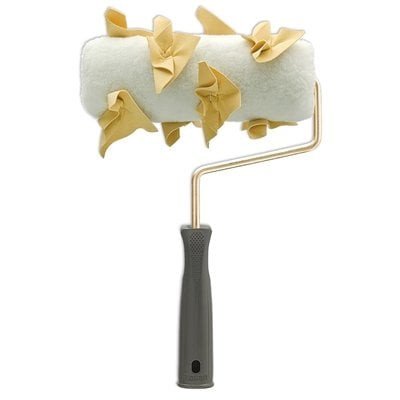 DEKOR Decoratief Leer Roos effect roller 20 cm