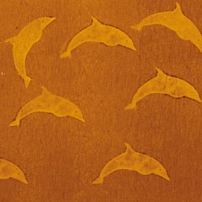 DEKOR Decoratief Dolfijnstempel 9×7 cm