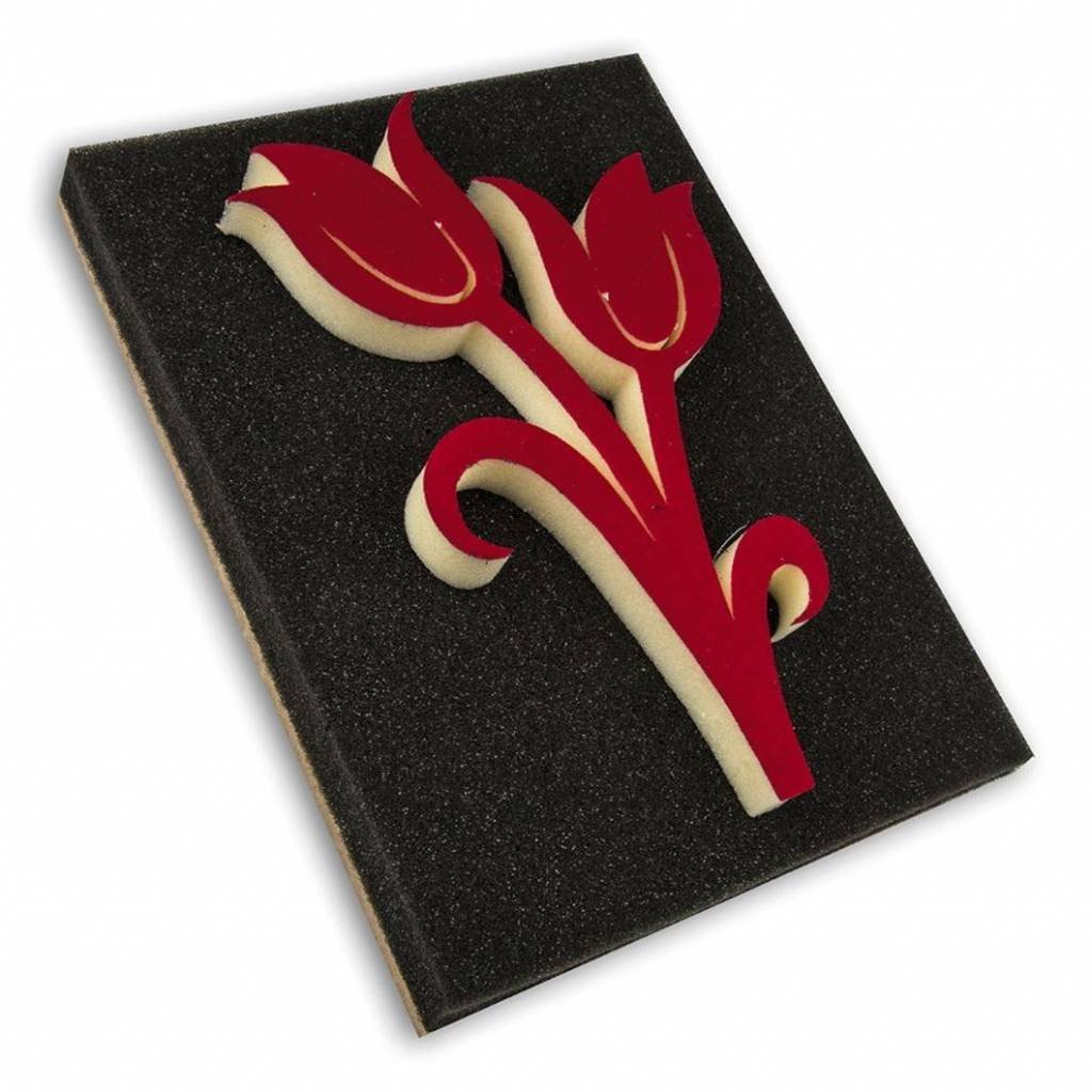 DEKOR Decoratief Groot Dubbel Tulipstempel 15x20cm