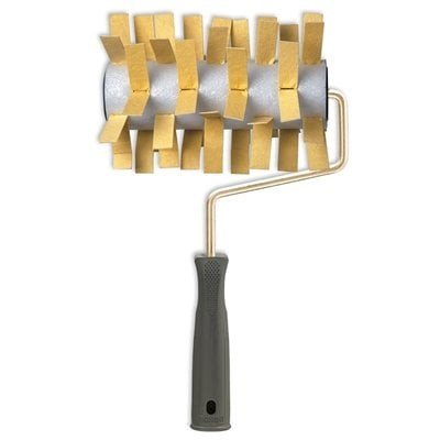 DEKOR Decoratief leer mat effect verfroller 20cm