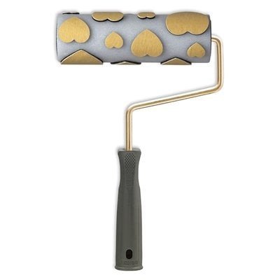 DEKOR Decoratief Lederen Hart Roller 20cm