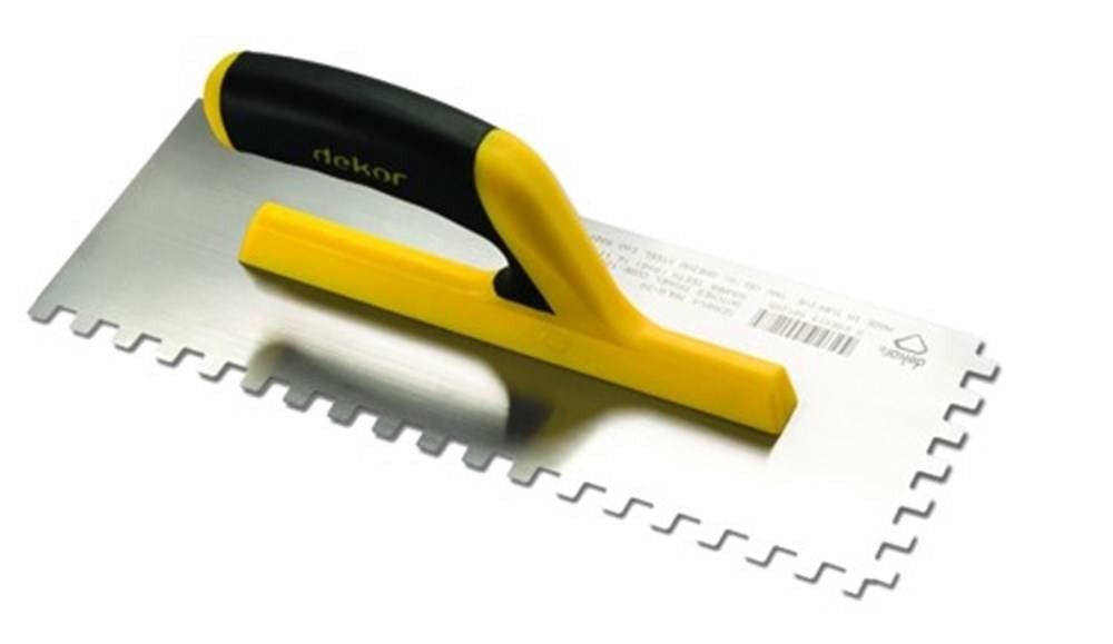 DEKOR Lijmkam open handvat – Zacht handvat, 120×300 mm 8×8 RVS