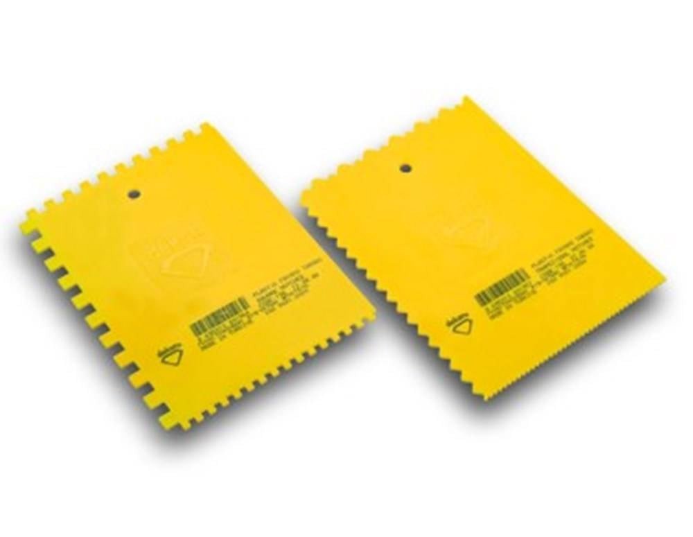 DEKOR Kunststof getand lijmkam, 135×180 mm V kunststof