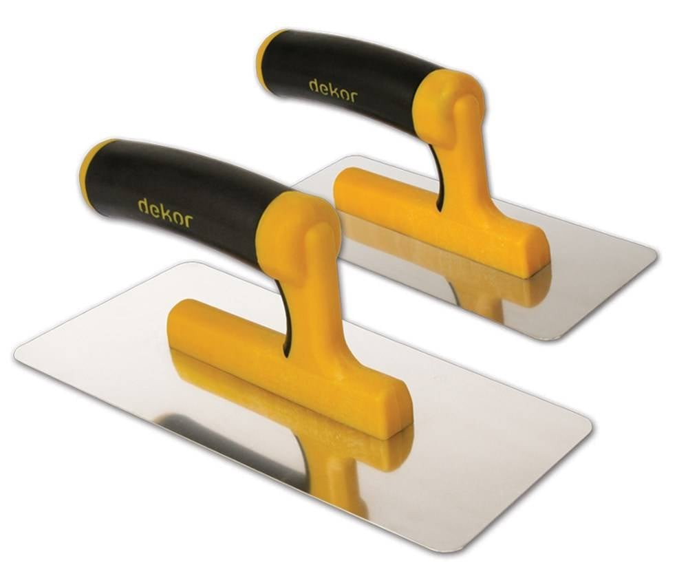 DEKOR Stukadoors spaan type ventiaan verchroomd, Breedte 80 mm