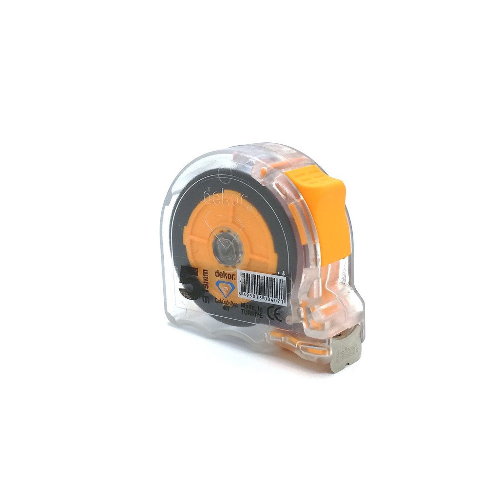 DEKOR Transparante rolmaat 5000x19mm