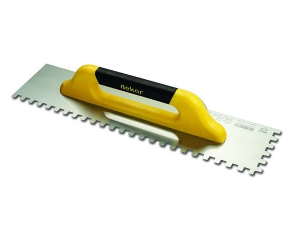 DEKOR Lijmkam gesloten handvat – Zacht handvat, 120×400 mm 6×6 RVS