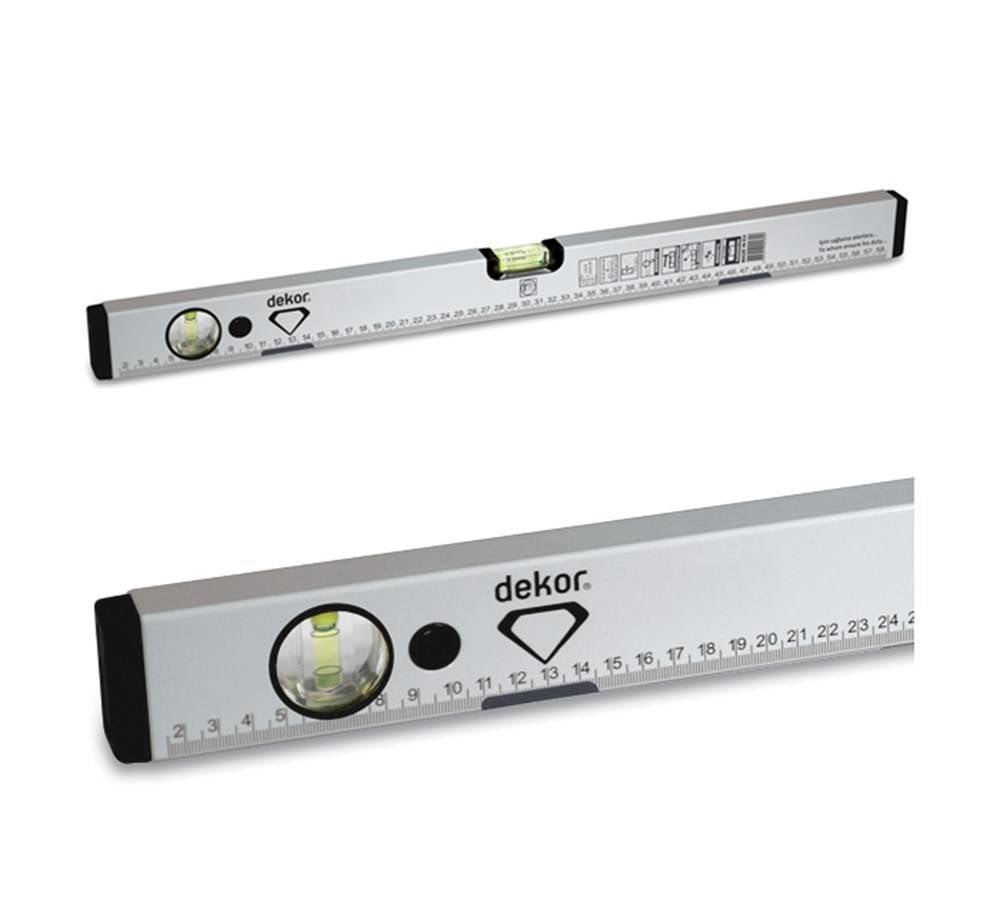 DEKOR Waterpas aluminium body 500x48x22mm