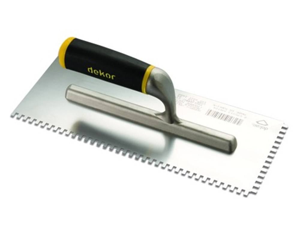 DEKOR Lijmkam open handvat – Aluminium handvat, 120×300 mm 10×10 RVS