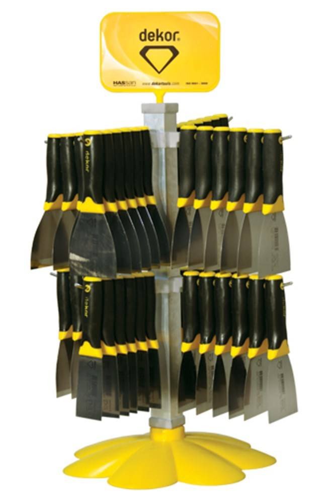 DEKOR Spatel stand complete set RVS 48 pcs