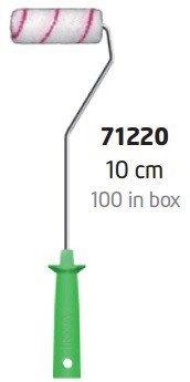 DEKOR Kleine roller voor interieur met frame 10 cm