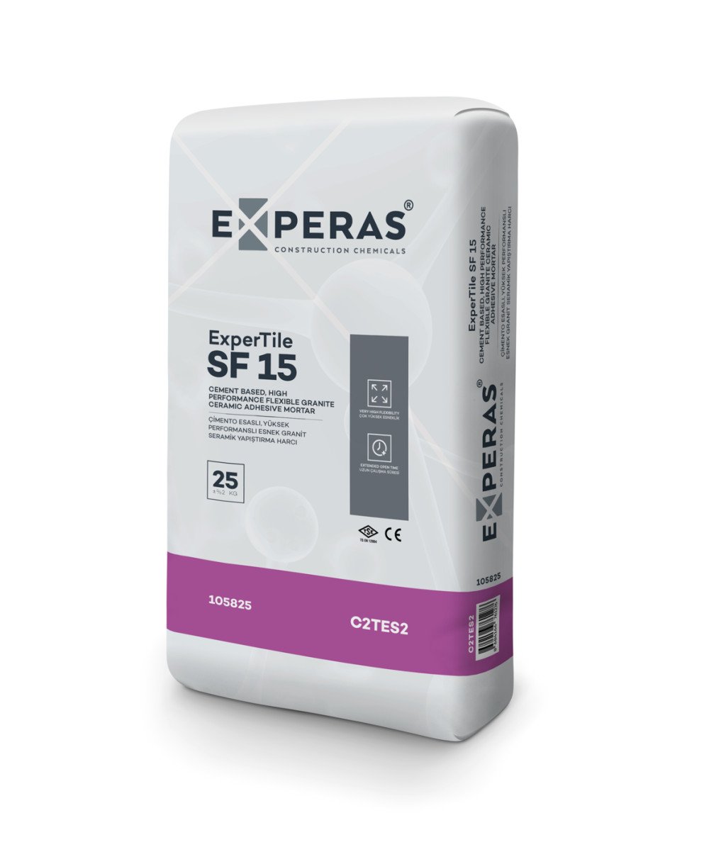 Tegellijm-ExperTile SF 15-Grey–kraft 25 kg